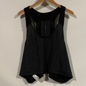 Gershon Bram Black Striped Women's Tank Top